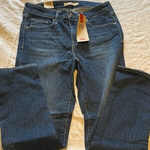 Levi's Women's Skinny Jeans - Dark Blue Denim